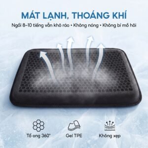 Đệm Ngồi Đá Lạnh Gel Tổ Ong